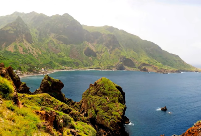 île de brava au Cap vert : Paysage de brava