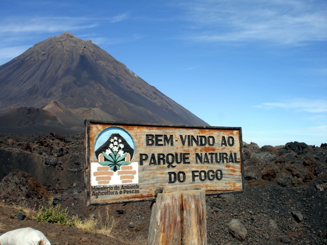 Cap vert ile de fogo volcan