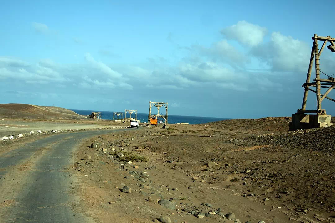 Salines de Pedra de Lume sur l'île de Sal