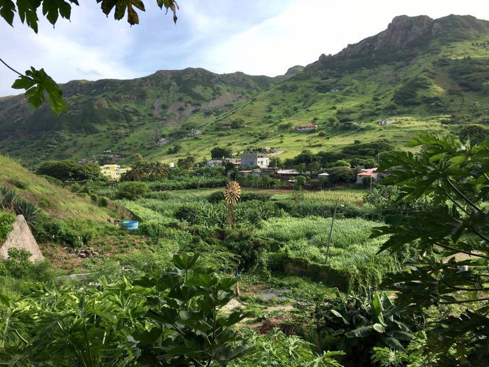 Cap vert ile de santiago paysage