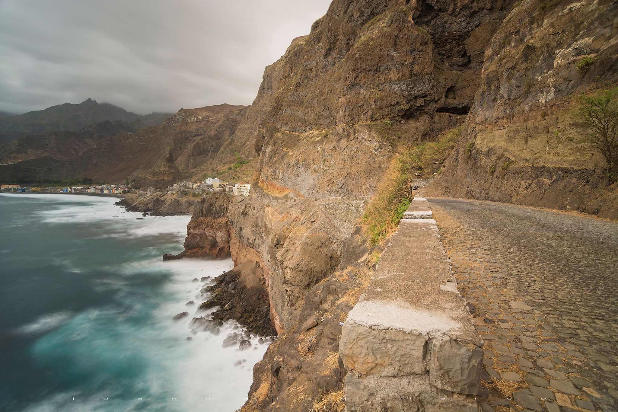 Cap vert ile de santo antao bord de mer
