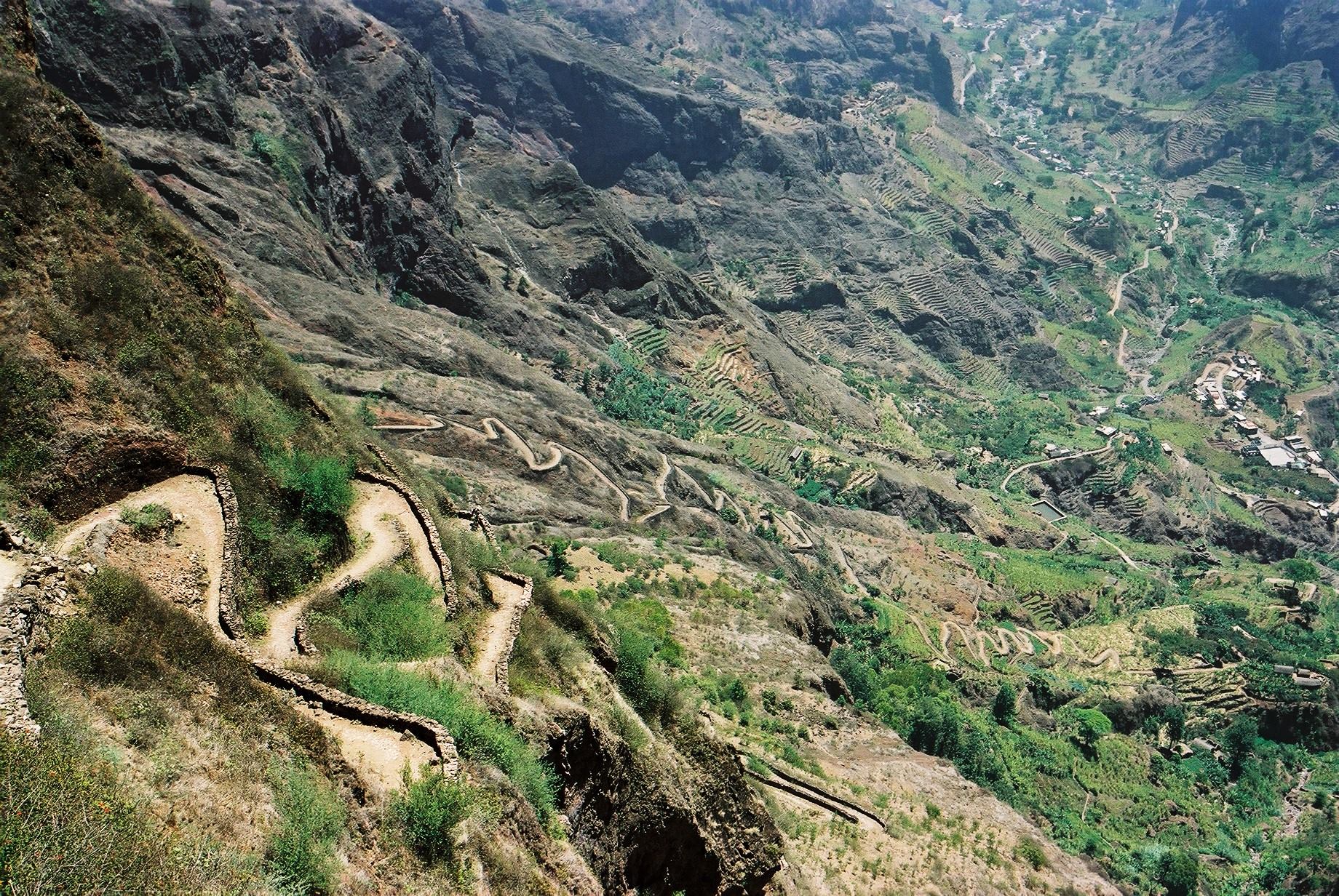 Cap vert ile de santo antao fontainhas