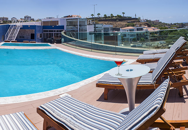 Cap vert ile de santiago hotel vip praia piscine