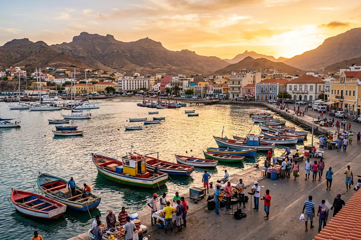 Le port de Mindelo, île de São Vicente