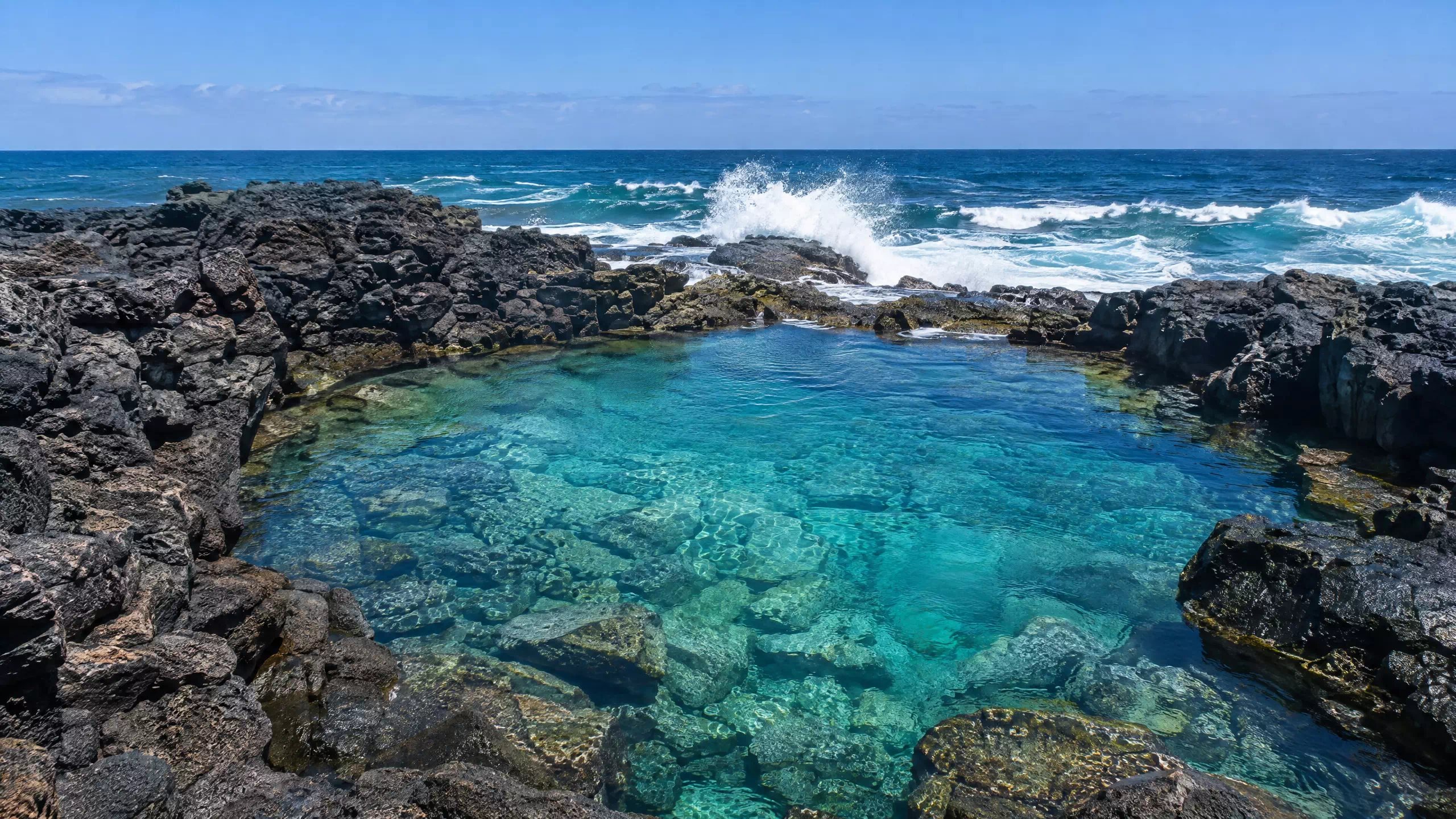 Les piscines naturelles de Buracona, île de Sal