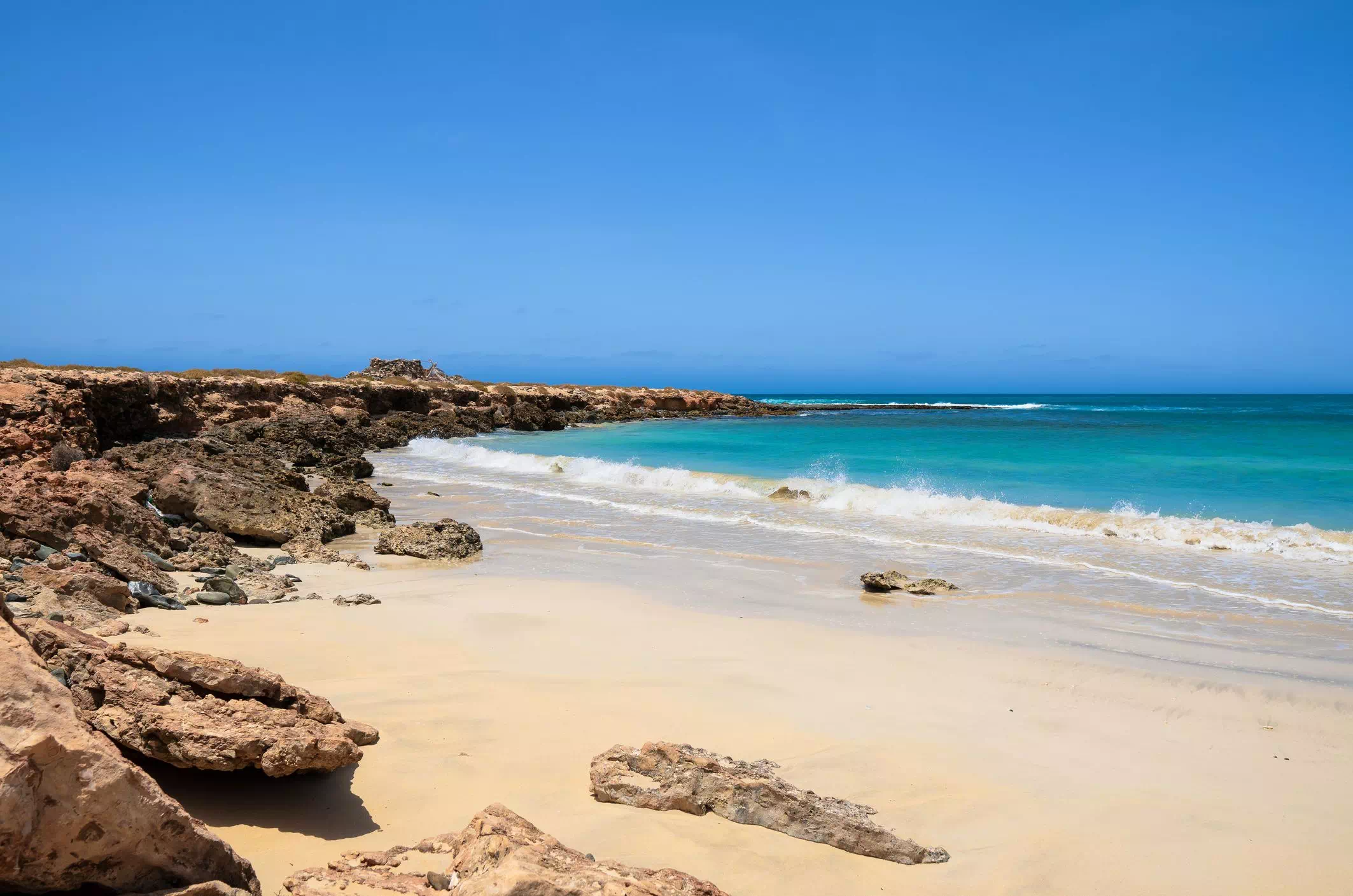 Plage de l'île de Boa Vista, Cap-Vert
