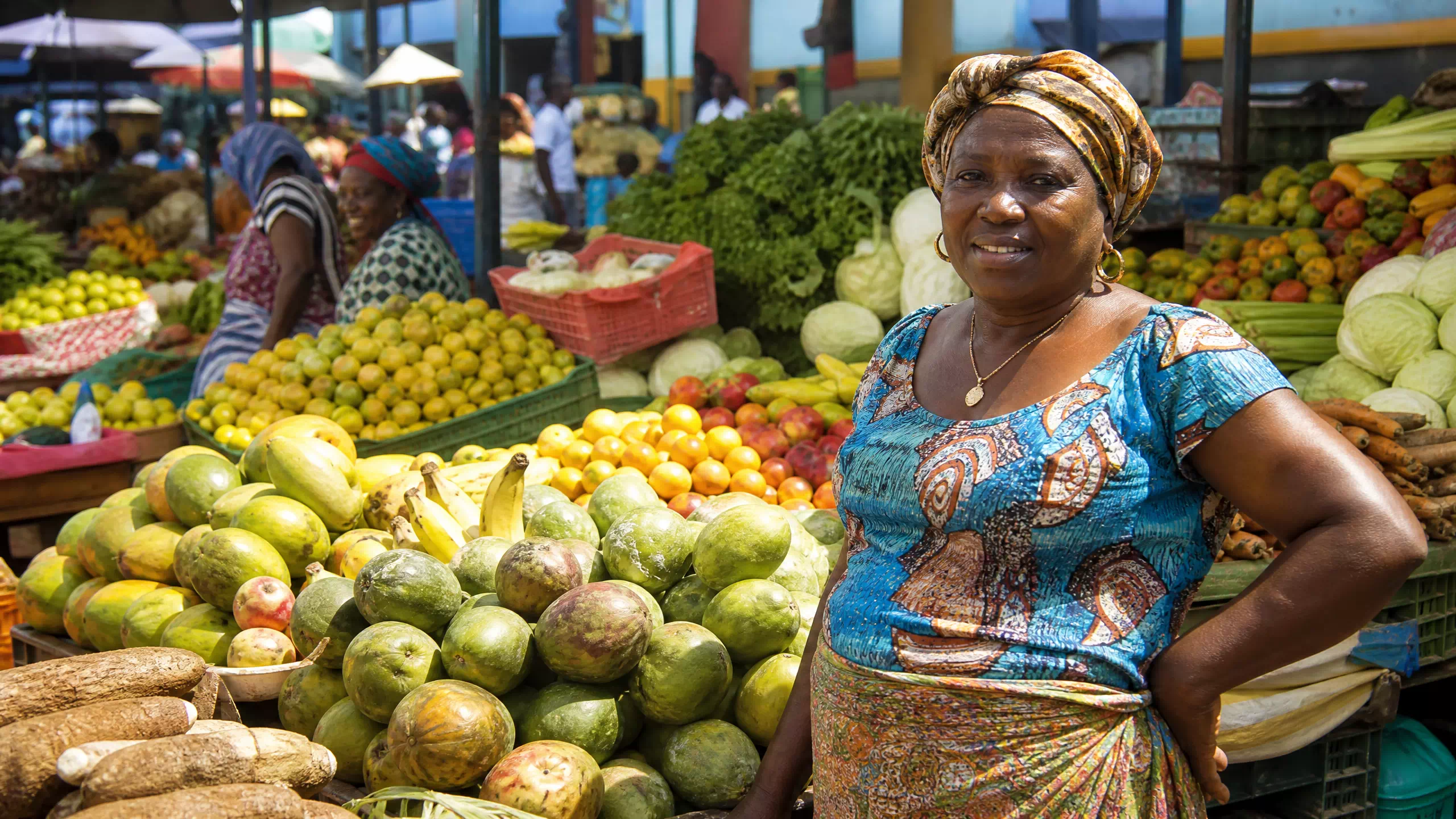 Le marché d'Assomada, île de Santiago