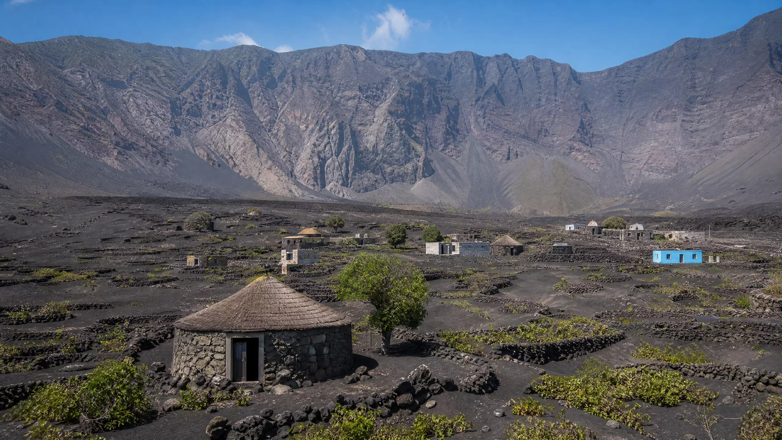 Chã das Caldeiras, dans le cratère du Fogo
