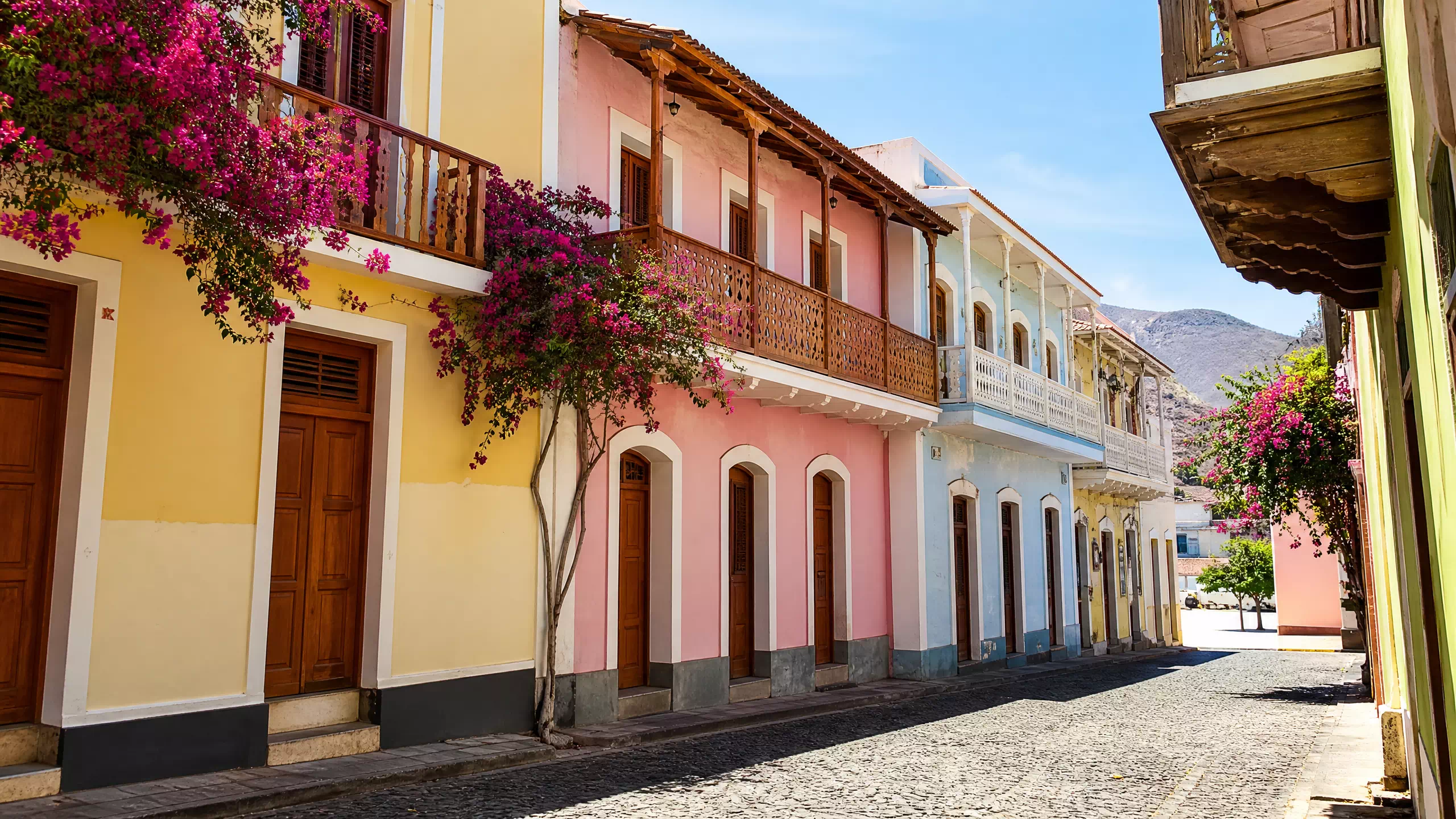 Maison coloniale (sobrado) à São Filipe, Fogo