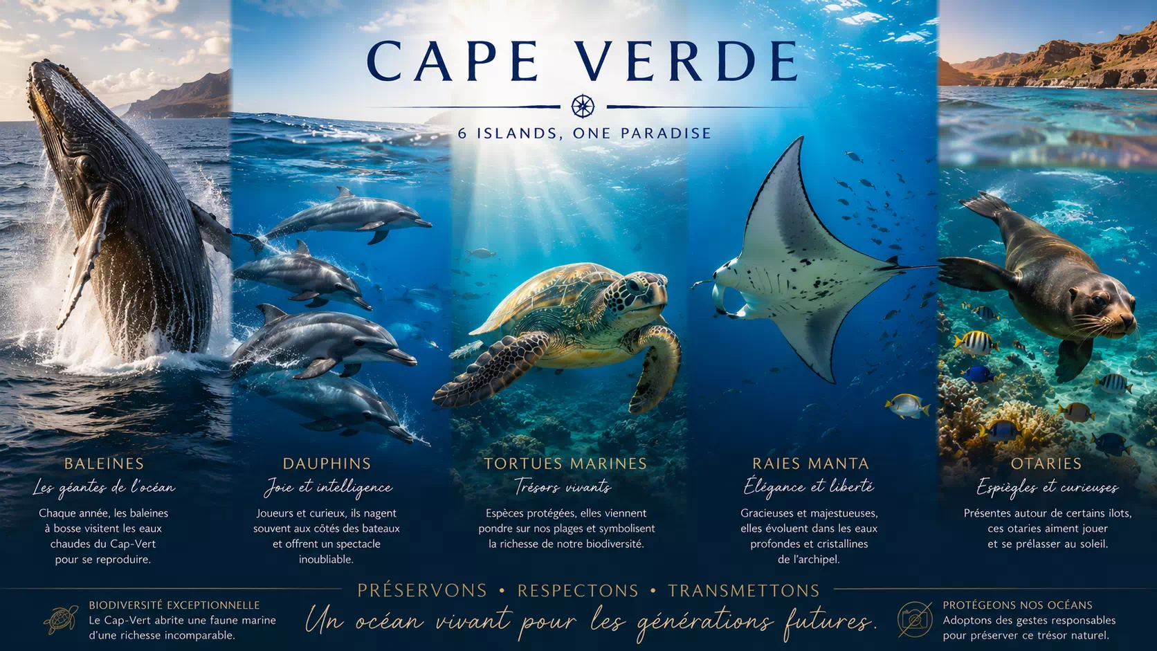 La faune marine des îles du Cap-Vert