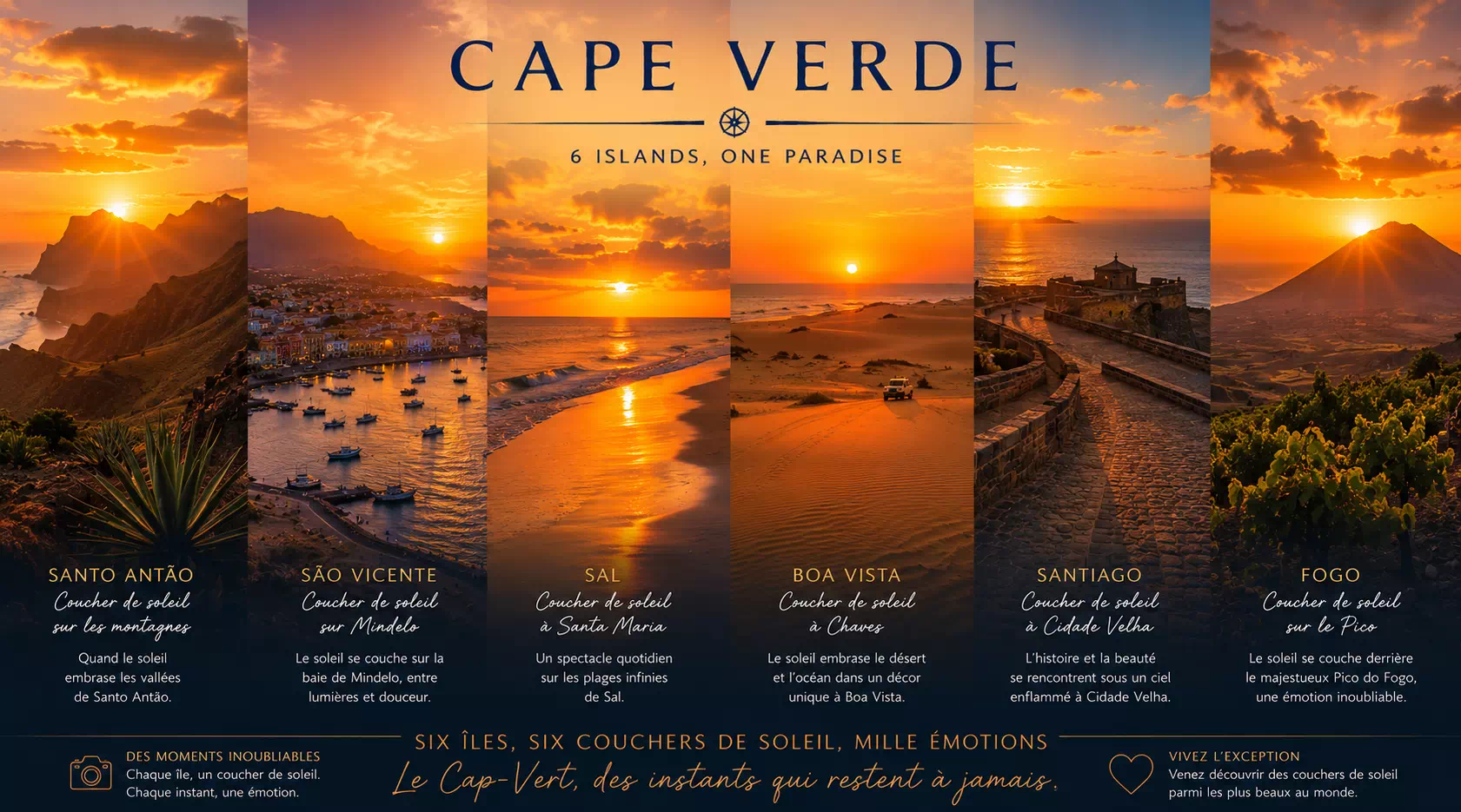 Les plus beaux couchers de soleil du Cap-Vert