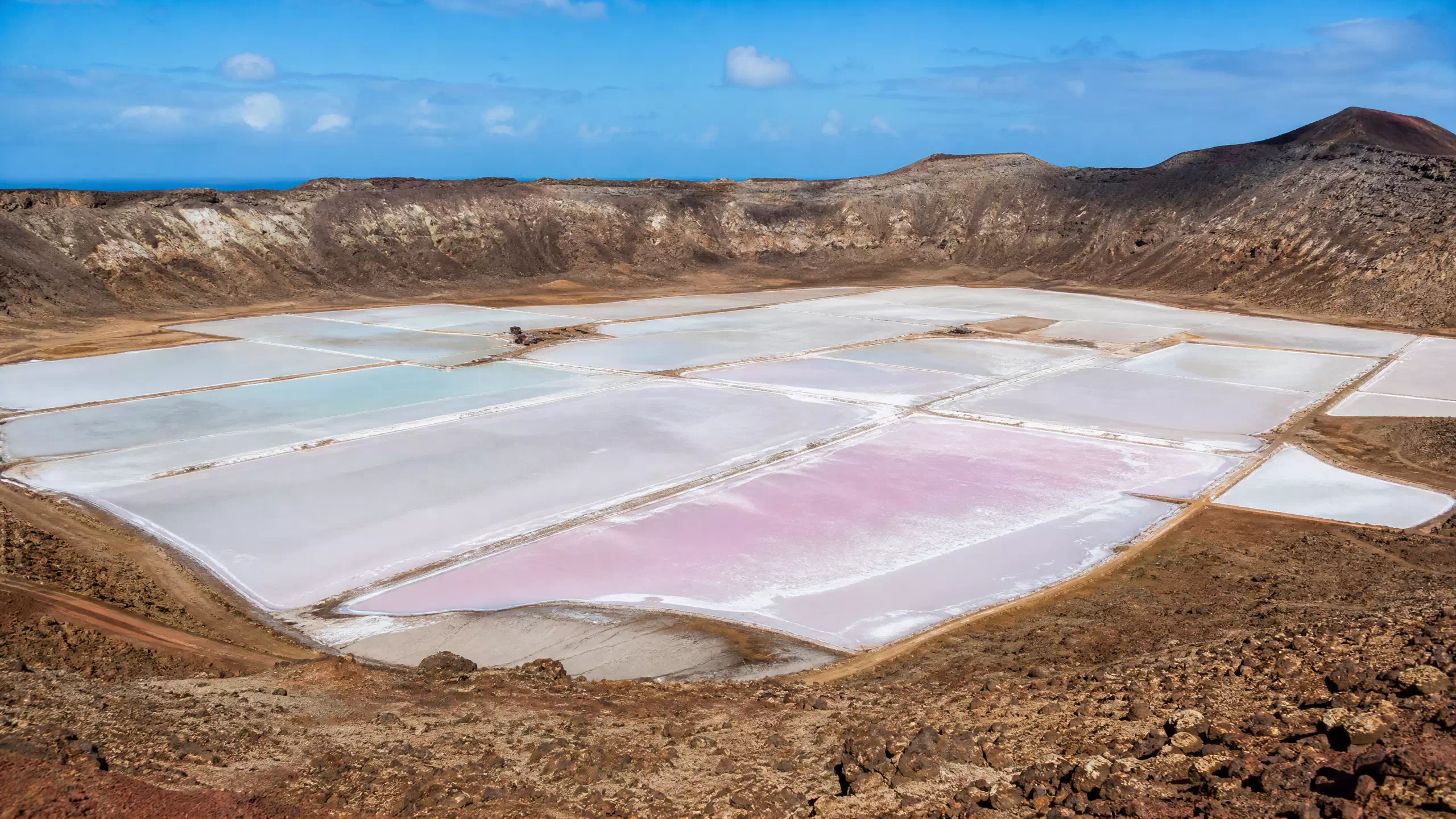 Les salines de Pedra de Lume, île de Sal