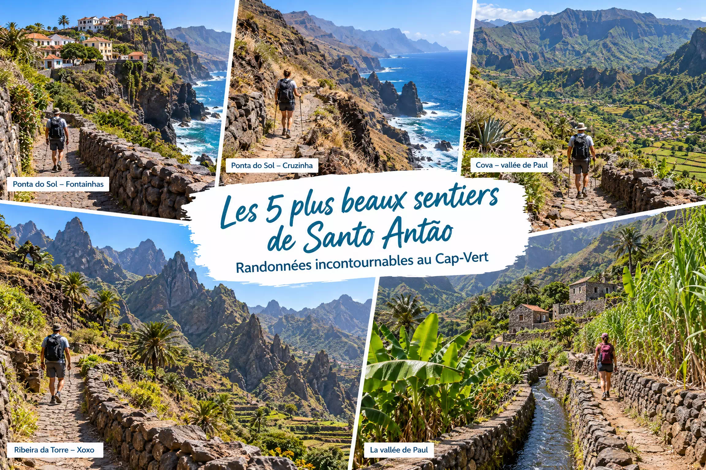 Les sentiers de randonnée de Santo Antão