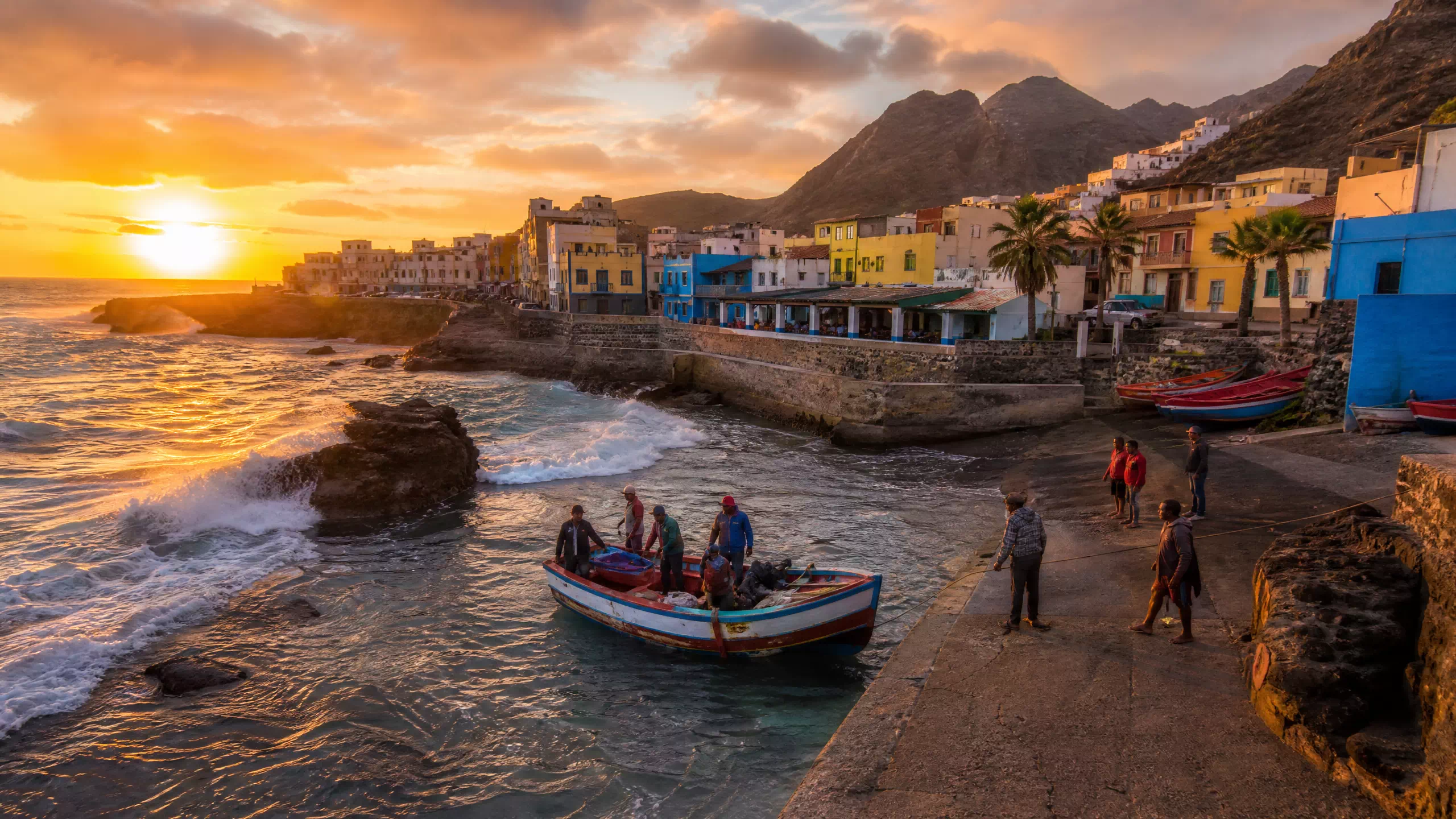 Village de Ponta do Sol sur l'île de Santo Antão, circuit trek São Vicente & Santo Antão au Cap-Vert