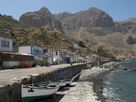 volcan de l'île de brava
